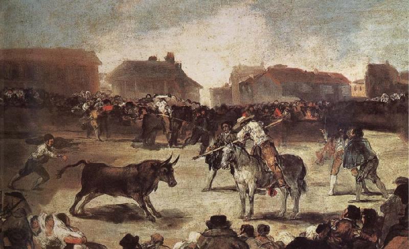 Francisco Goya The Bullfight Spain oil painting art